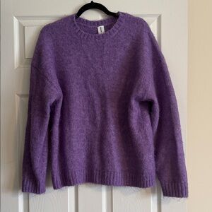 Oversized Purple Abound Sweater / Size Small